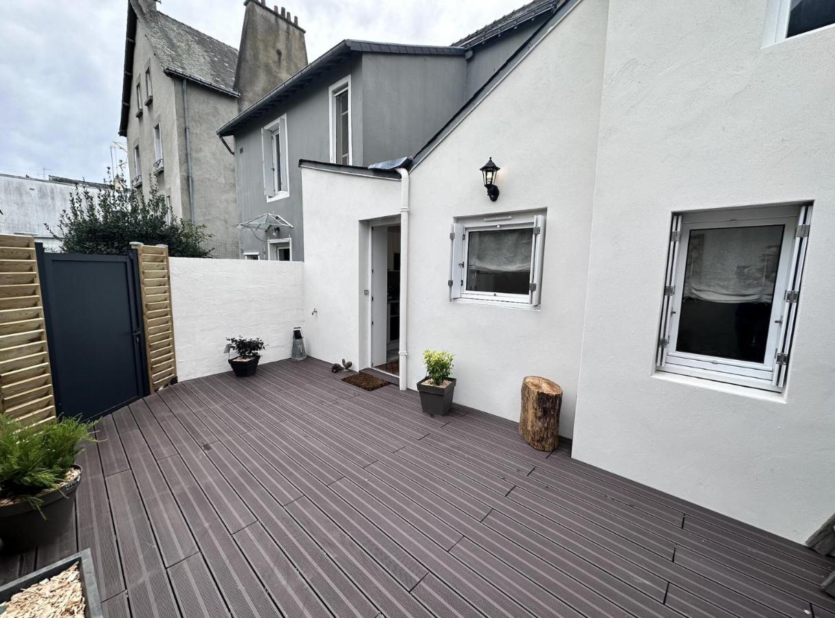Ferienwohnung Le Wabi-Sabi - T2 Duplex - Terrasse Privee Vannes Exterior foto